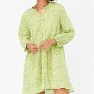 Lacausa Green Floral Keyla Dress